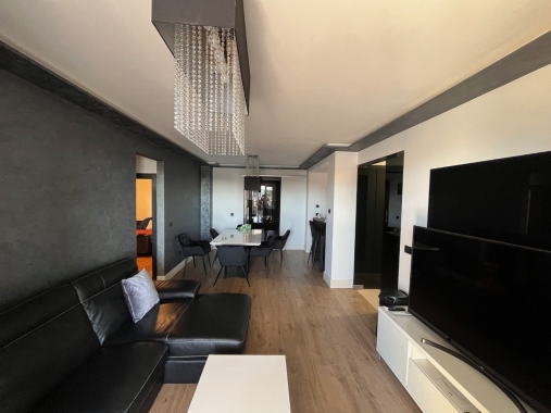 Fully furnished two-bedroom apartment with a view